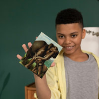 Vintage elephant cow with her calf