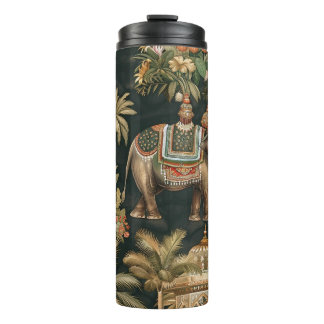 Vintage Elephant Jungle Tumbler – Exotic Tropical