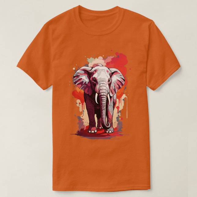 Vintage Elephant T-Shirt (Design Front)