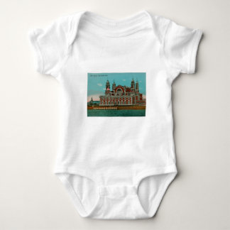 Vintage Ellis Island, New York City Baby Bodysuit