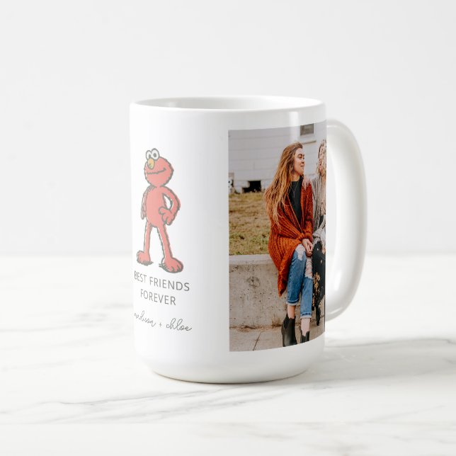 Vintage Elmo | Best Friends - Photo Coffee Mug (Front Right)