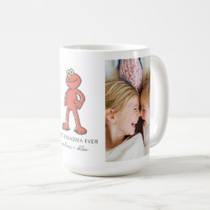 Vintage Elmo Best Grandma - Photo Coffee Mug