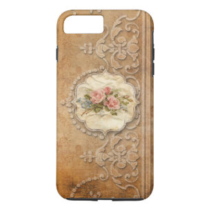 Vintage Embossed Gold Scrollwork and Roses Case-Mate iPhone Case