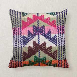 Vintage Embroidered Pattern Cushion