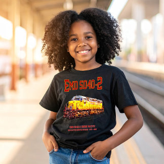 Vintage EMD SD40-2 Diesel Locomotive T-Shirt