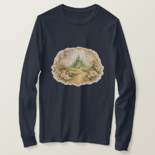 Vintage Emerald Castle Long Sleeve T-Shirt