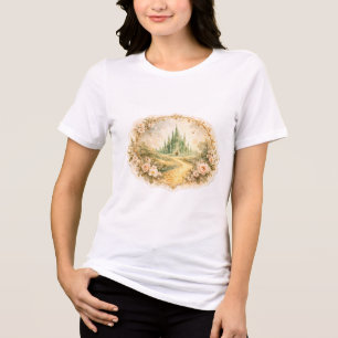 Vintage Emerald Castle Women's T-Shirt Tri-Blend Shirt