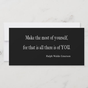 Vintage Emerson Inspirational Quote - Customisable