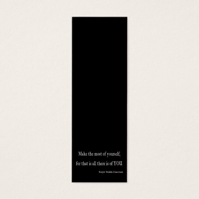 Vintage Emerson Inspirational Quote - Customisable (Front)