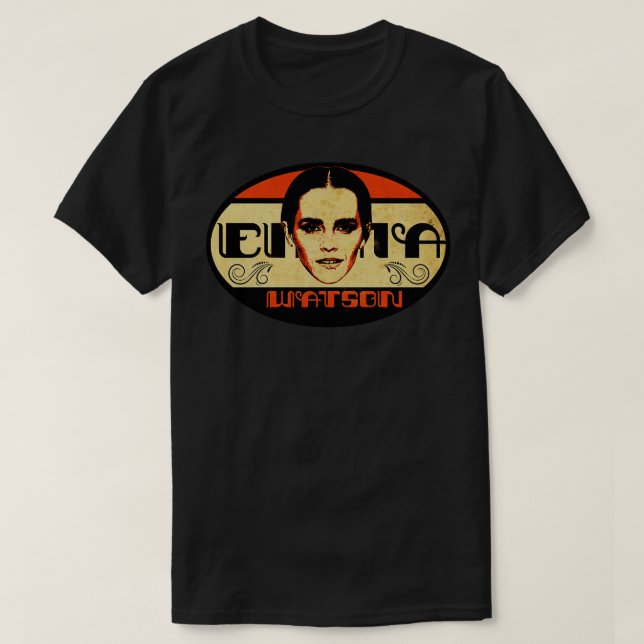 Vintage Emma W T-Shirt (Design Front)
