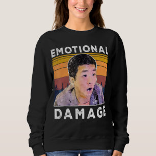 Vintage Emotional Damage The Asian Guy Meme Humour Sweatshirt