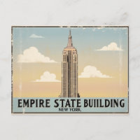 Vintage Empire State Building, New York