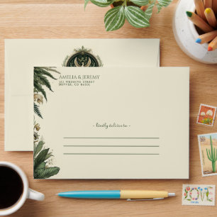 Vintage Enchanted Forest Envelope