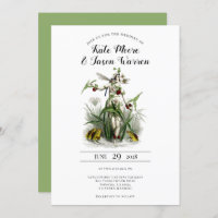 Vintage Enchanted Garden Fairy Green Wedding