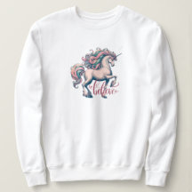 Vintage Enchanted Unicorn Sweatshirt White