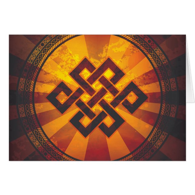Vintage Endless Knot Print (Front Horizontal)