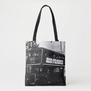 Vintage England London double decker bus Tote Bag