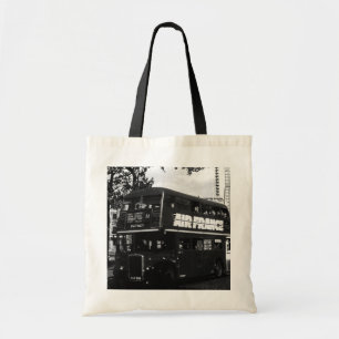Vintage England London double decker bus Tote Bag