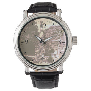 Vintage England London Peter Pan statue Kensington Watch