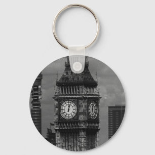 Vintage England London post office tower Big ben Key Ring