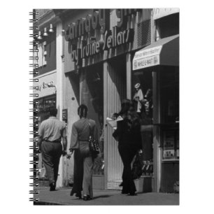 Vintage England London Shops Carnaby street 1970 Spiral Notebook