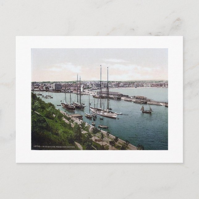 Vintage England   Weymouth 1890's Postcard (Front)