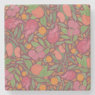 Vintage English garden pattern Stone Coaster