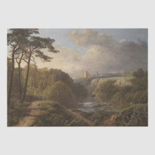 Vintage English Landscape in Derbyshire County Tissue Paper