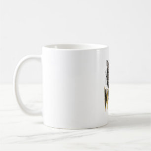 Vintage Engraved Angry Cat MIAOWWW Vector Design_1 Coffee Mug