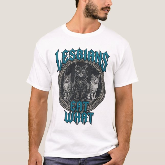 Vintage Engraved Cat Pride Graphic Shirt Design_1 (Front)