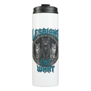 Vintage Engraved Cat Pride Graphic Shirt Design_1 Thermal Tumbler