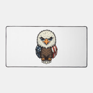 Vintage Engraved Patriotic Baby Eagle Shirt_1 Desk Mat
