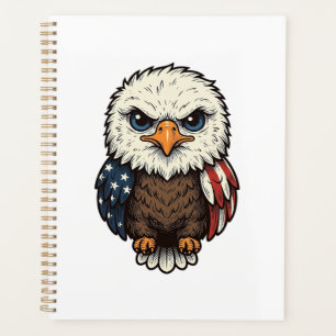 Vintage Engraved Patriotic Baby Eagle Shirt_1 Planner