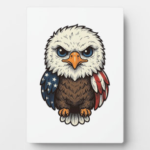 Vintage Engraved Patriotic Baby Eagle Shirt_1 Plaque