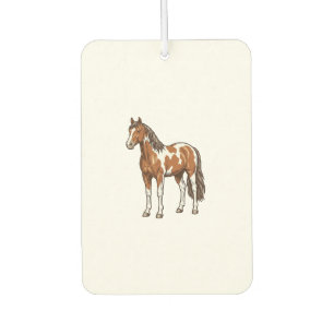 Vintage Engraved Pinto Horse Vector Design_1 Car Air Freshener