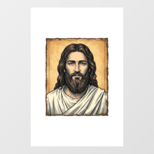 Vintage Engraved Religious Portrait Shirt Design_1