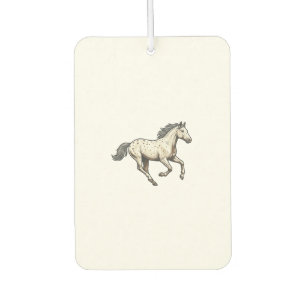 Vintage Engraved Running Appaloosa Horse Design_1 Car Air Freshener