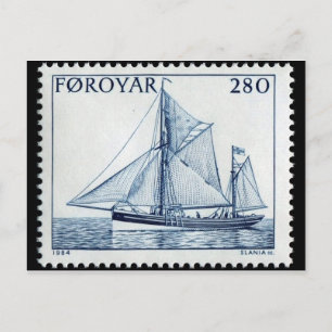 Vintage Engraved Stamp Postcard