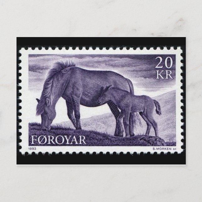 Vintage Engraved Stamp Postcard (Front)