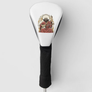 Vintage Engraving Guitarist Vector Art Shirt_1 Golf Head Cover