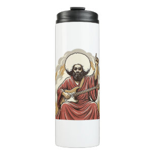 Vintage Engraving Guitarist Vector Art Shirt_1 Thermal Tumbler
