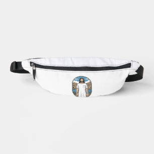 Vintage Engraving Spiritual Figure Scenic T-Shirt Bum Bags