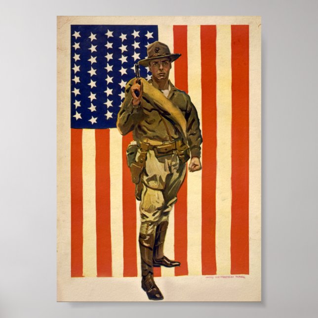 Vintage Enlistment poster (Front)