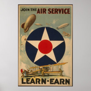 Vintage Enlistment poster