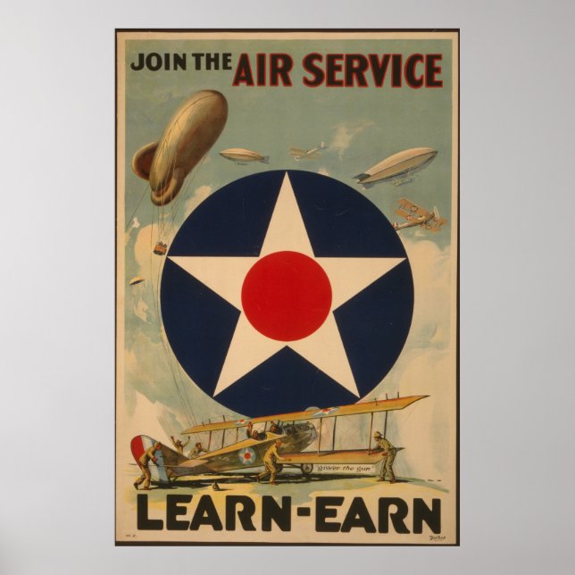 Vintage Enlistment poster (Front)