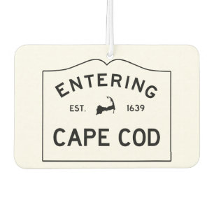 Vintage Entering Cape Cod Car Air Freshener