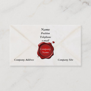 Vintage Envelope Business Card Template