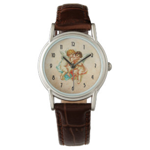 Vintage Ephemera Angel Cherubs Illustration Watch