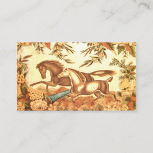 Vintage Equestrian Horse PlaceCard profile card