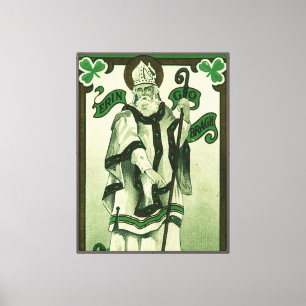 Vintage - Erin Go Bragh - St. Patrick's Greetings Canvas Print
